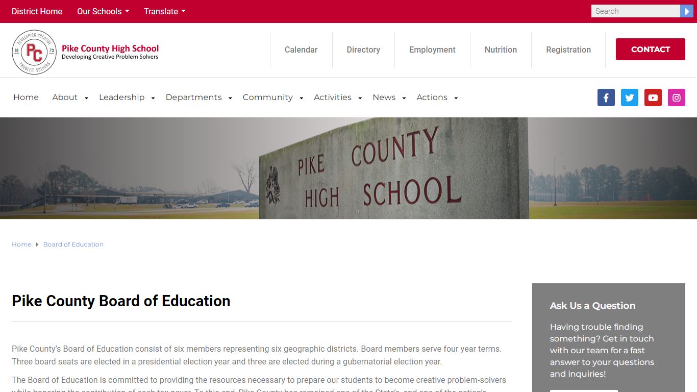 Board of Education - Pike County High School